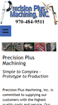 Mobile Screenshot of precisionplusmachining.com